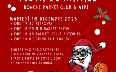 Ronchi Basket Club e AIBI insieme per la Festa di Natale 2025